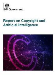 Report on Copyright and Artificial Intelligence