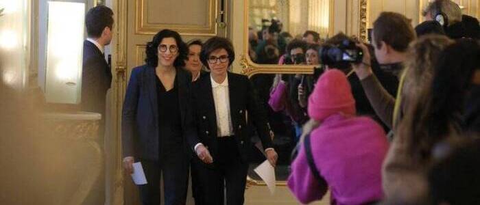 Passation de pouvoir entre Rima Abdul Malak et Rachida Dati