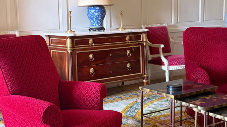 L'appartement présidentiel retrouve son décor des années 70