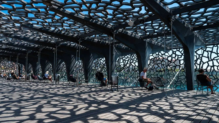 Le Musée des civilisations de l’Europe et de la Méditerranée (Mucem) à Marseille