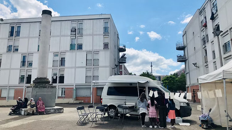 Le Truck à images Quartiers d'été à Beaumont-sur-Oise et Persan (95) juillet-août 2022