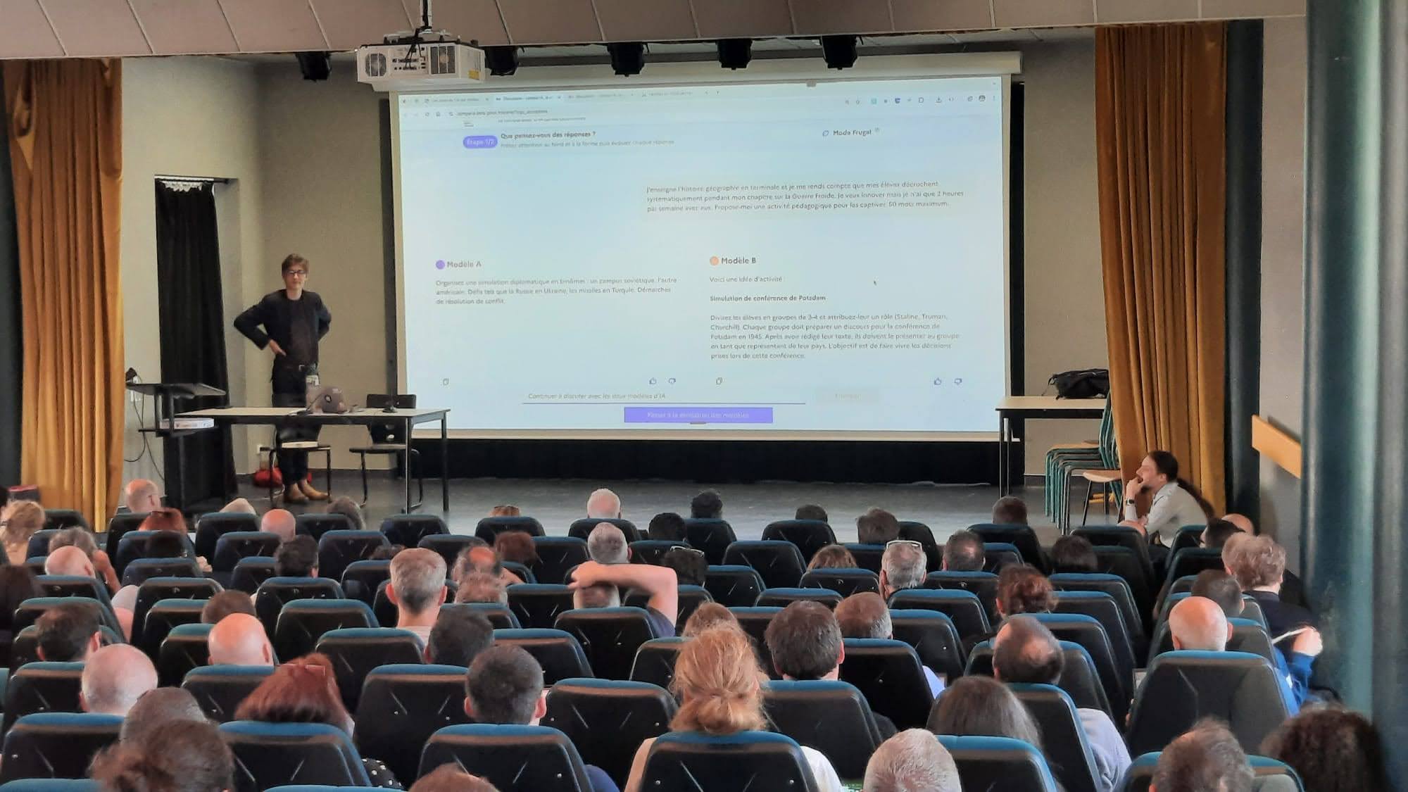 Photo d'un Duel d'IA organisé à Strasbourg