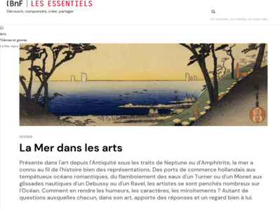 La Mer dans les arts