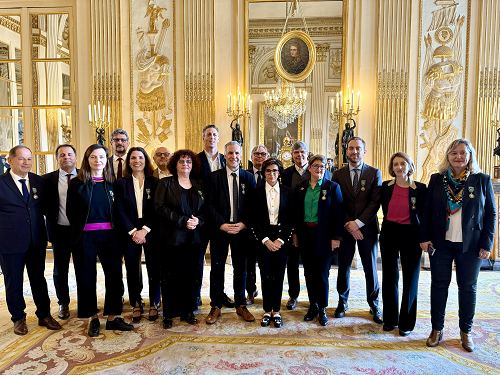 Photographie des Drac/Dac décorés des Arts et des Lettres